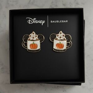 Disney BaubleBar Mickey Pumpkin Earrings